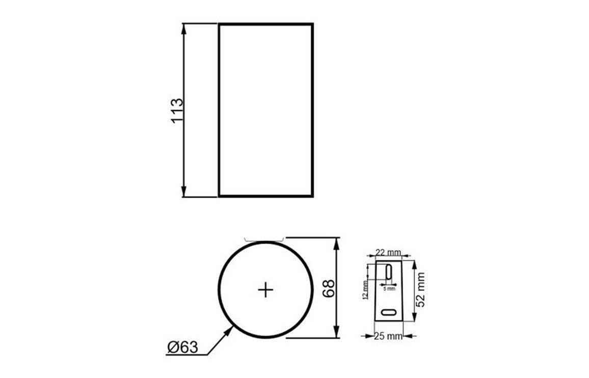 Brileno Wall Mounted Tumbler - Chrome