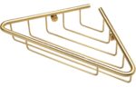 Fornix 1-Tier Corner Shower Caddy - Brushed Brass