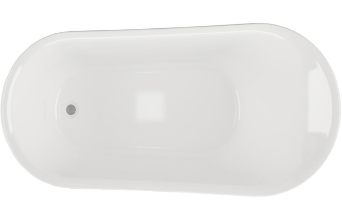 Elato Free Standing 1620x700x770mm 0TH Bath w/Feet