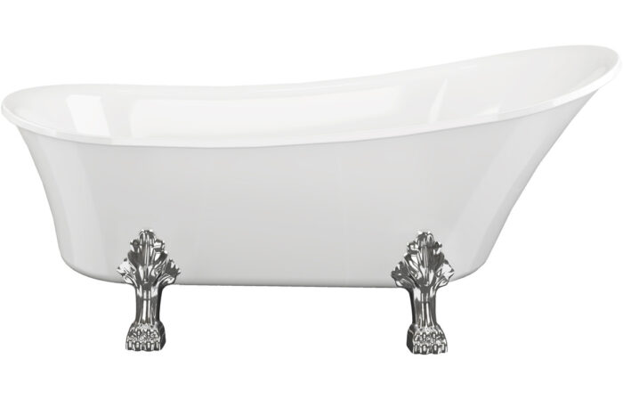 Elato Free Standing 1620x700x770mm 0TH Bath w/Feet