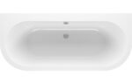 Avento Back To Wall SUPERCAST 1700x750x600mm 0TH Bath w/Legs