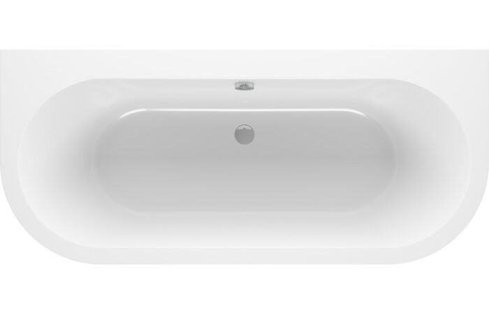 Avento Back To Wall SUPERCAST 1700x750x600mm 0TH Bath w/Legs