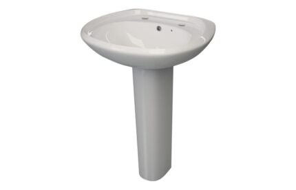 Veneza 573x460mm 2TH Basin & Full Pedestal