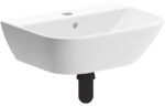 Aranze 450x320mm 1TH Cloakroom Basin & Black Bottle Trap