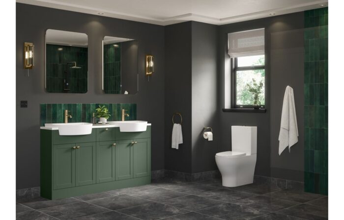 Dolce 555x435mm 1TH Semi Recessed Basin