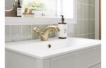 Brio Bath Filler - Brushed Brass