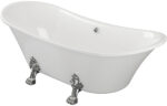 Venoro Free Standing 1760x710x775mm 0TH Bath w/Feet