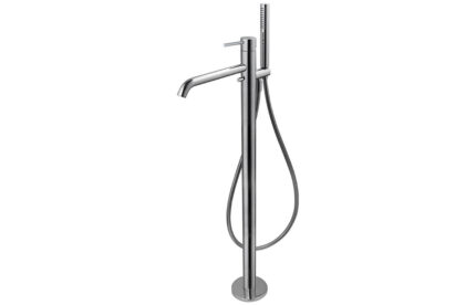 Vento Maira Floor Standing Bath Filler - Chrome