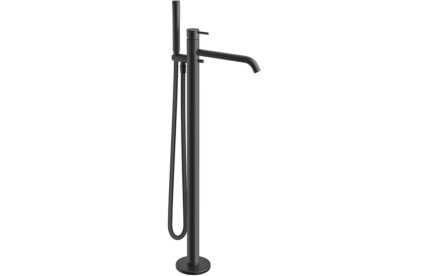 Vento Maira Floor Standing Bath Filler - Matt Black