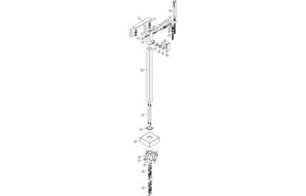 Puro Floor Standing Bath/Shower Mixer - Chrome