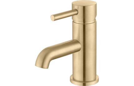 Stella Basin Mixer & Waste - Brushed Brass