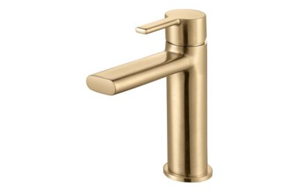 Lago Basin Mixer - Brushed Brass