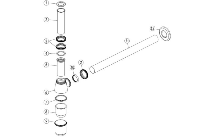 Bottle Trap - Brushed Brass
