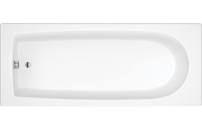 Silvano Round Single End 1600x700x550mm 0TH Bath w/Legs