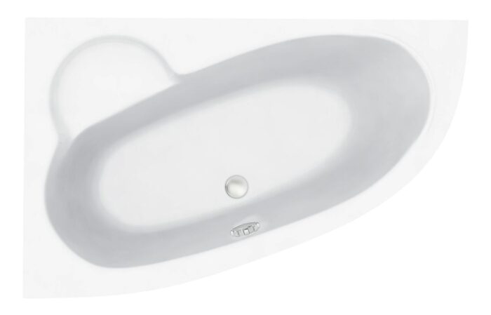 Torello 1500x950x600mm 0TH Offset Corner Bath w/Legs (LH)
