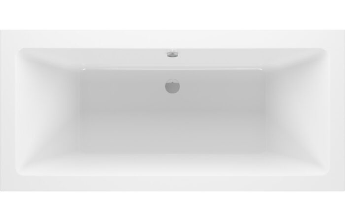 Umberto Square Double End 1700x800x550mm 0TH Bath w/Legs