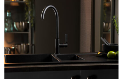 Demora Mondo Single Lever Mixer Tap - Matt Black