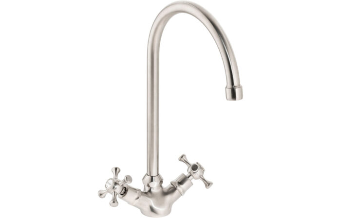 Abode Burford Monobloc Mixer Tap - Brushed Nickel