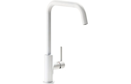 Abode Althia Single Lever Mixer Tap - Matt White