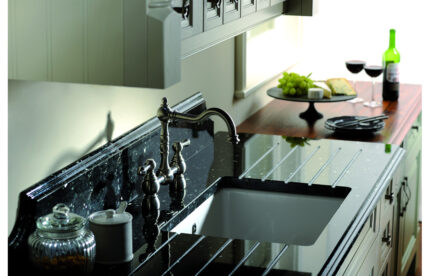 Demora Rocciabella Bridge Mixer Tap - Chrome