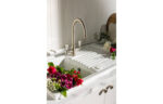 Demora Willow Monobloc Mixer Tap - Antique Brass