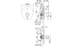 Vema Maira Concealed Two Outlet Shower Mixer w/Diverter