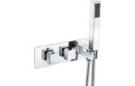 Lyvano Thermostatic Two Outlet Shower Valve w/Handset - Chrome130.8377