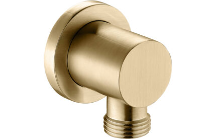 Wall Outlet Elbow - Brushed Brass