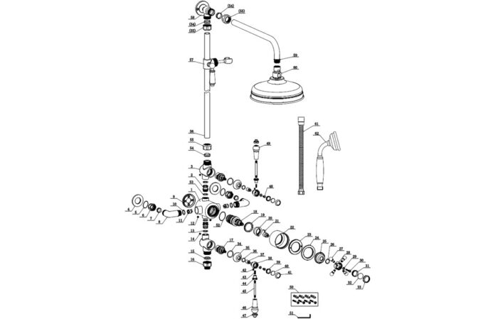 Bervisto Thermostatic Shower Kit