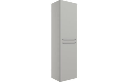 Galvex 454mm Wall Hung 2 Door Tall Unit - Grey Gloss