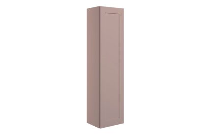 Mirexo 350mm Wall Hung 1 Door Tall Unit - Matt Peony