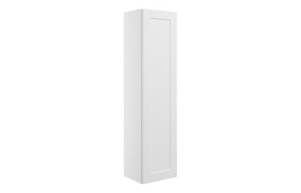 Mirexo 350mm Wall Hung 1 Door Tall Unit - Matt White