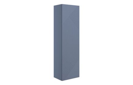 Ligaro 350mm Wall Hung 1 Door Tall Unit - Matt Smoke Blue