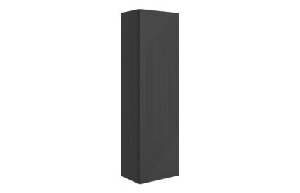 Ligaro 350mm Wall Hung 1 Door Tall Unit - Matt Graphite Grey