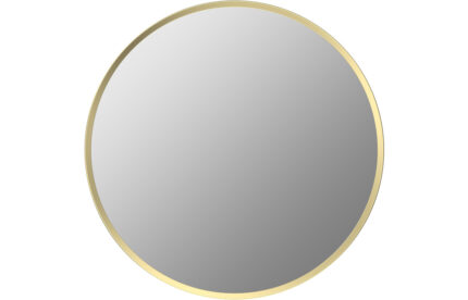 Pireno 500mm Round Mirror - Brushed Brass