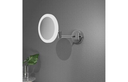 Zelario Round LED Cosmetic Mirror - Frameless