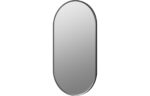 Pireno 800x400mm Oblong Mirror - Matt Black