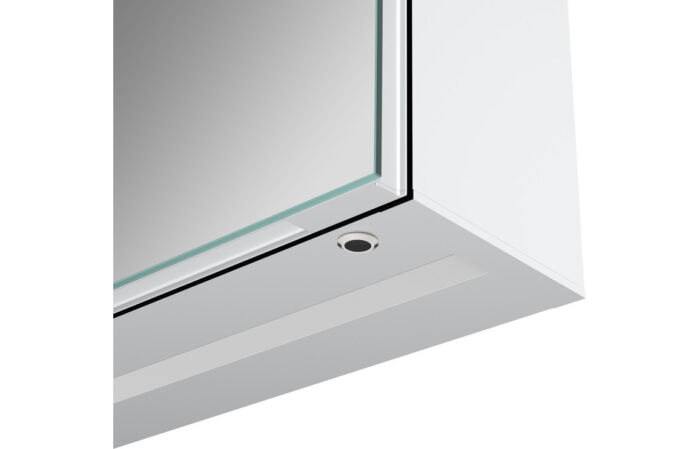 Trevilo 500mm 1 Door Front-Lit LED Mirror Cabinet