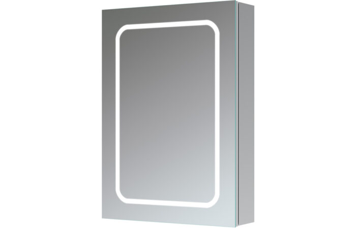 Trevilo 500mm 1 Door Front-Lit LED Mirror Cabinet