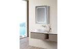 Trevilo 500mm 1 Door Front-Lit LED Mirror Cabinet