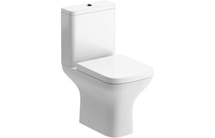 Aranze Close Coupled Open Back WC & Wrapover Soft Close Seat