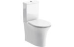 Costa Rimless Close Coupled Fully Shrouded WC & Soft Close Seat