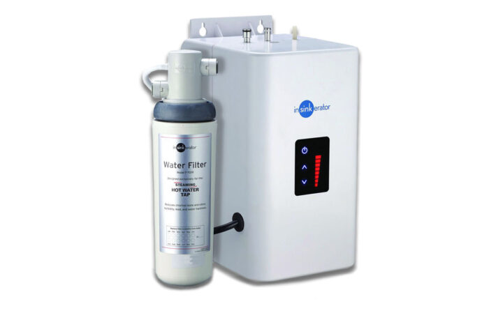 InSinkErator HC3300 Hot/Cold Mixer Tap Neo Tank & Water Filter - Brushed Steel