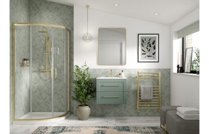 Mirexo 815mm FREESTANDING 2 Door Basin Unit & Basin
