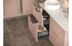 Stavero 500mm WC Unit - Matt Antique Rose