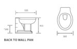 Gonda Back To Wall WC & Soft Close Seat