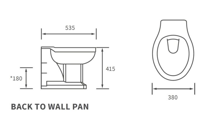 Gonda Back To Wall WC & Soft Close Seat