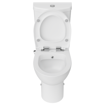 Creavit Sedef (Sirena) Close Coupled Combined Bidet Toilet - Integrated On/Off Valve