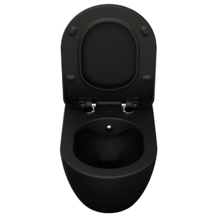 Libero Wall Hung Combined Bidet Toilet - Anthracite Matt