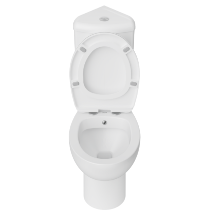 Sirena Corner Close Coupled Combined Bidet Toilet - Open Back